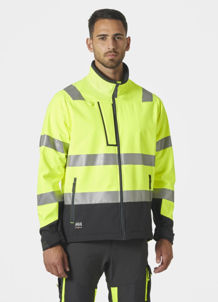 Softshelljakke HH® Alna 2.0 HiVis kl.3