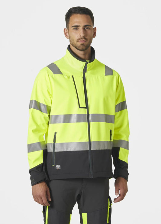 Softshelljakke HH® Alna 2.0 HiVis kl.3