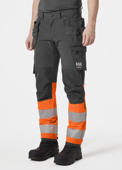Håndverksbukse HH® Alna 4-V HiVis kl.1