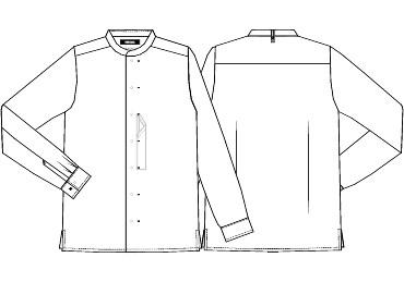 TENCEL CHEF-/SERVICE SHIRT 25241-924-0-0-603