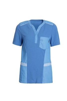 LADIES PIQUE SHIRT V-NECK 15315-80318-0-0-5335