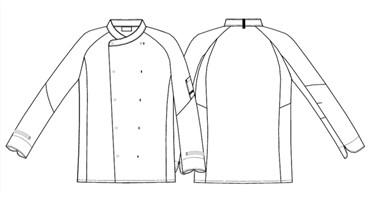 UNISEX CHEF/WAITERS JACKET 23501-4100-0-0-101