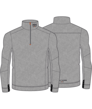 Undertrøye polo zip HH® Lifa merino