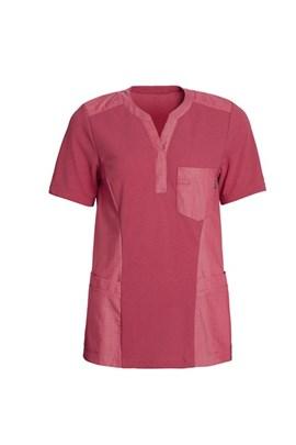 LADIES PIQUE SHIRT V-NECK 15315-80318-0-0-5335