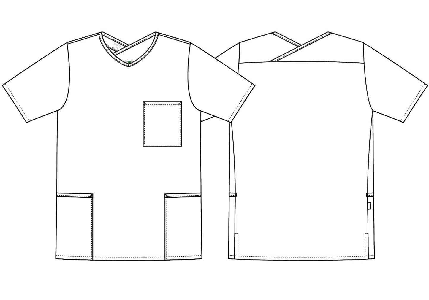 CROSS NECK TOP - COMFY FIT